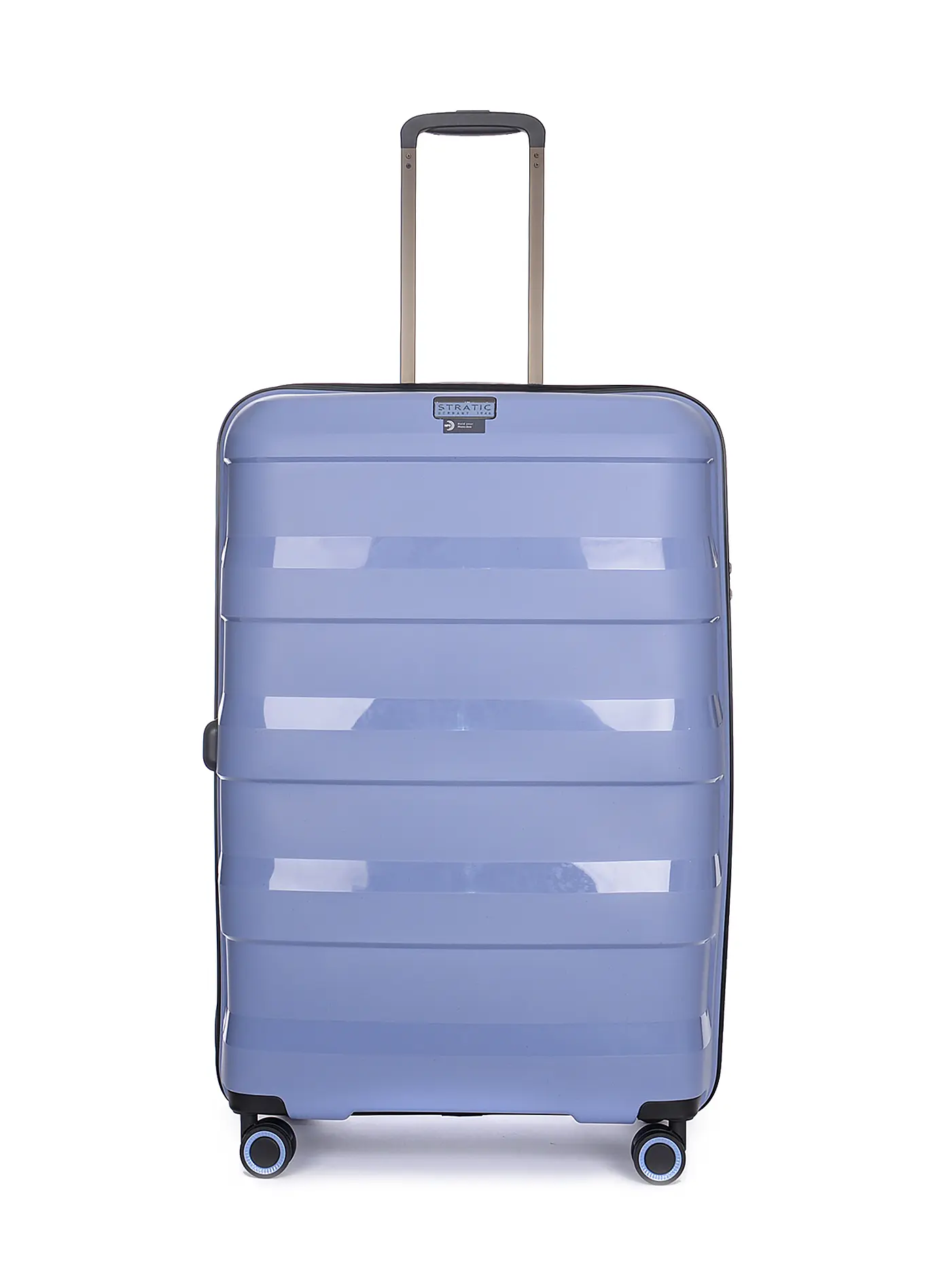 STRATIC | Trolley Straw 75cm Rose | hellblau